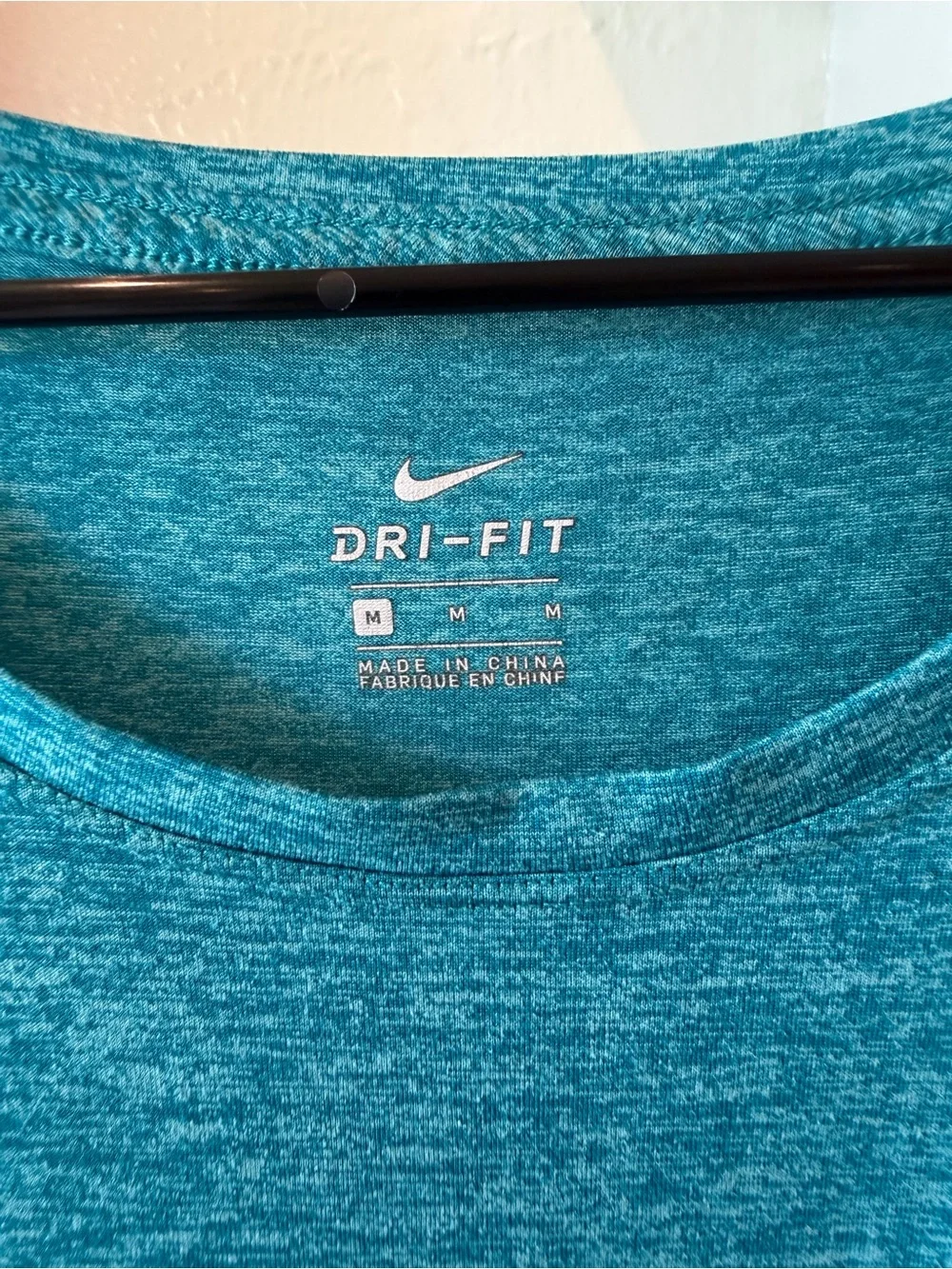 Nike Teal Heather Dri-FIT Short Sleeve Tee Size Medium